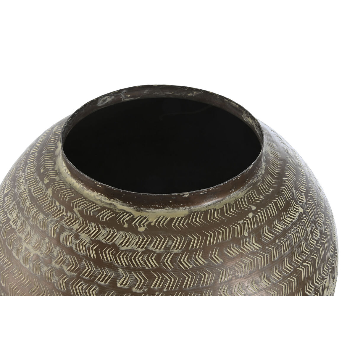 Vaso Home ESPRIT Verde Alumínio 40 x 40 x 49 cm